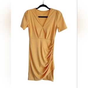 Lyaner Yellow Women's Summer Spring Dress SZ S